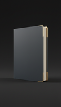 Notebook With Champagne Gold-Edged Pages