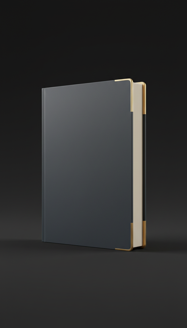 Notebook With Champagne Gold-Edged Pages